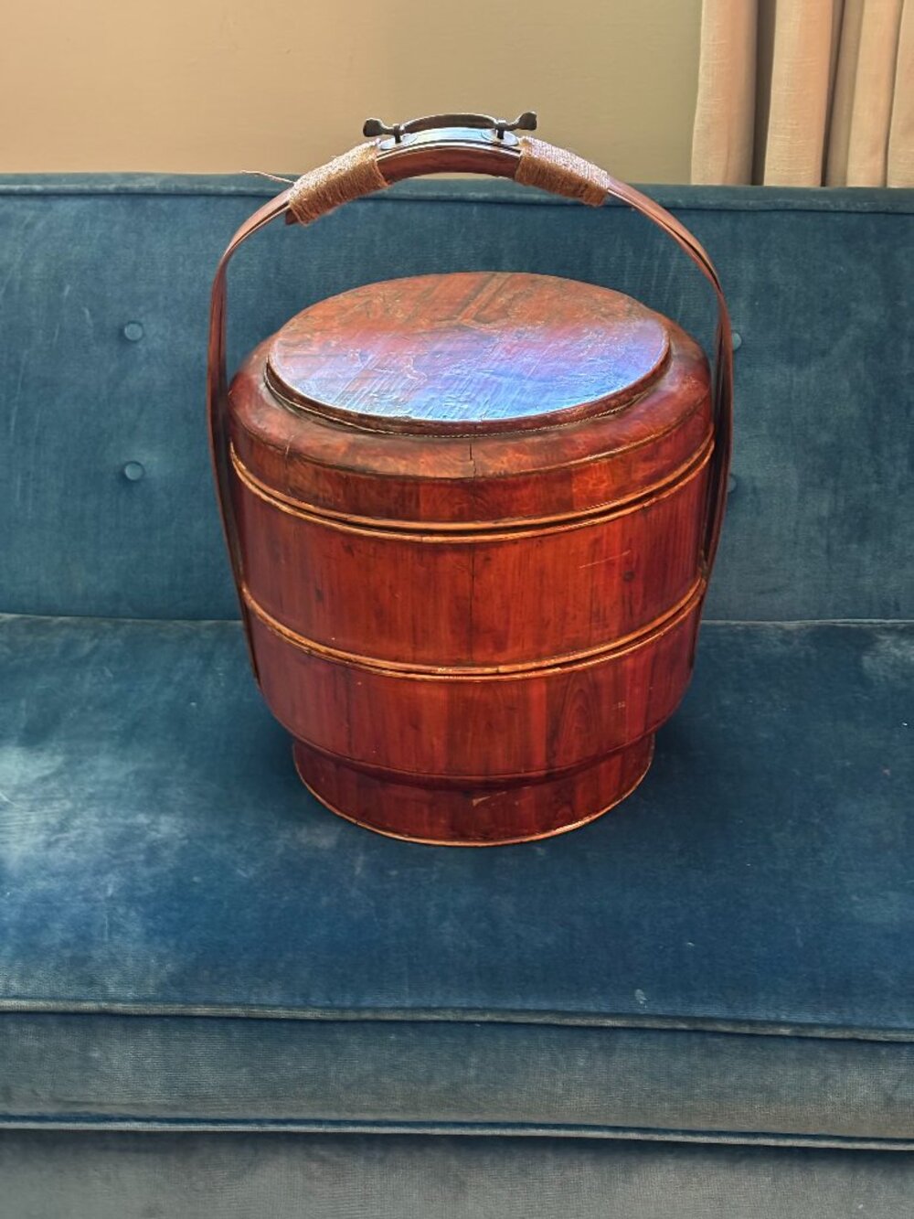 Rare 19th Century Chinese Nesting Wedding Basket